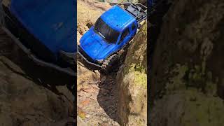 Axial scx10ii showing off what happens next