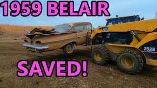 1959 Chevy Belair RESCUED From The Salvage Yard! | (Old Car Rescue)