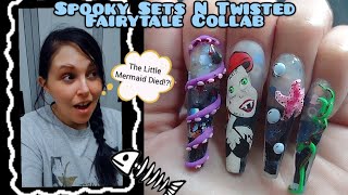 💦Aquarium Nail Tutorial 😋 the Scary TRUTH⁉️ w/ @daynaaugustnails1501 and @SweetTNails