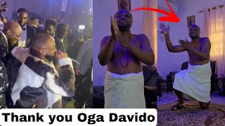 Isreal Dmw Bow to Hail Davido for getting him American Visa as Davido Shutdown Pastor Tobi Birthday