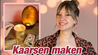 DIY | Kaars maken in 3 MAKKELIJKE stappen // Rosalie Boom #242