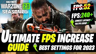 🔧 COD WARZONE 2.0 SEASON 5 Dramatically increase performance / FPS with any setup! *BEST SETTINGS*