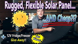 NEW from BougeRV:  100W Flexible Fiberglass Solar Panel + Bonus 12V Fridge Give-Away!!