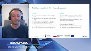 Analyzing Configuration of Cellular Networks at Nokia with (…) – Rafał Pasek – code::dive 2020