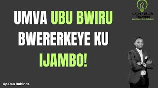 Umva ubu bwiru bwererkeye ku Ijambo! Ep 1286/Ap Dan Ruhinda!