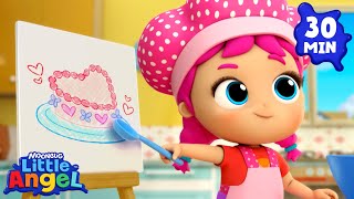 Great Little Angel Bake Off! | Little Angel | Kids Songs & Nursery Rhymes | Fun Sing Along Songs