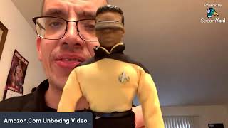 Amazon.Com Unboxing Video: Mego Star Trek: Geordi La Forge Action Figure Review.