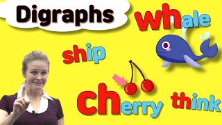 Диграфы | ch, sh, wh, th, ng, kn, mb, ck | Фоника для детей (Phonics)