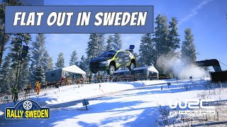 Flat Out In Sweden - Moza R9 - Skoda Fabia RS Rally - EA WRC 23 #gameplay