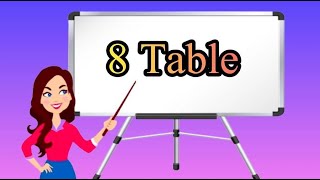 8 table - table for kids easy way