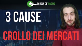 Le 3 Cause di un Crollo dei Mercati