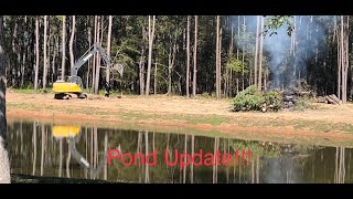 Pond update, and we will be back soon!!!