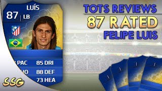 Fifa 14 Ultimate Team | TOTS Reviews | 87 RATED FILIPE LUIS