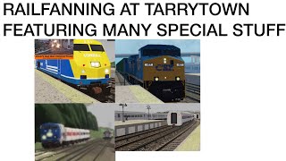 Railfanning at Tarrytown In Roblox Ft. Many Specials