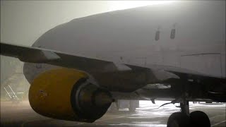 ✈ THICK FOG | ASL Airlines 737-400F Start up and Take off | London Southend Airport!