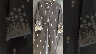 Beautiful embroidery shirt || chicken kari design || style by fatima