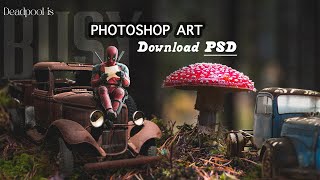 Editing Deadpool Photo in Photoshop in Simple and Creative Ways