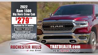 April Is RAM Truck Month at Rochester Hills