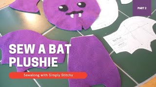 How to Sew #Bat #Plushie Sewalong Part 2 - Cutting Out  #Howto #Plushie #CholyKnight #Pattern