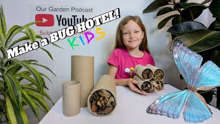 How to make a BUG HOTEL (Kids and Schools)