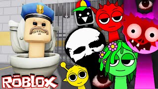 INCREDIBOX SPRUNKI Escape SKIBIDI TOILET BARRY'S PRISON RUN in Roblox!