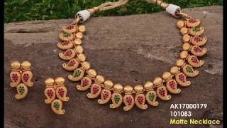 Trendy 1 Gram Necklace Jewellery Designs!!!