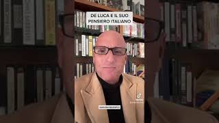 DAVID PRATELLI E IL PENSIERO DEL GOVERNATORE DE LUCA SULLA SITUAZIONE ITALIANA #intrattenimento #