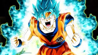 Goku Turns SSJ Blue against Broly