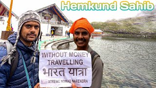 Hemkund sahib yatra 2022 || How To Travel Without Money in India 🔥🔥