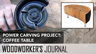 Power Carving Project | Turning a Log into a Coffee Table