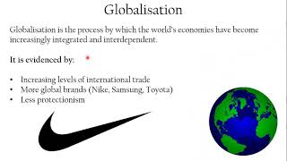 GCSE 3.2 9 Globalisation