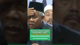 BOLEHKAH SHOLAT MENGGUNAKAN CADAR?