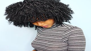 SHAPING & STYLING MY NATURAL HAIR FRO IN 5MINUTES