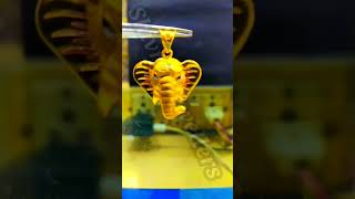 Ganesh idol locket design available in shivraj jewellers