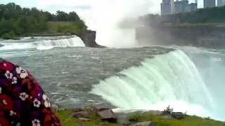 Breathtaking view of #Niagarafalls from American side HD