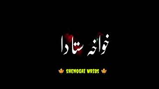 pashto poetry status||pashto black screen poetry||pashto sad poetry #viralstatus #viral #poetry