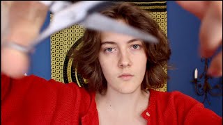 ASMR HAIRCUT ✂️ Trim and Bangs (Soft Spoken)