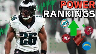 Week 13 NFL Power Rankings! Eagles Surge, 49ers Fall!