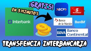 Como transferir dinero de Interbank a otros bancos desde mi celular ¡Gratis! 2020