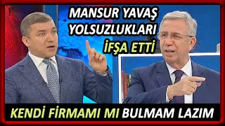 Mansur Yavaş'dan İsmail Küçükkaya'yı Şaşırtan Yolsuzluk Açıklamaları! ''Aynı Firma Aynı İşi...''