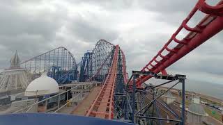 The Big One Classic Arrow Hyper Coaster, Blackpool Pleasure Beach!