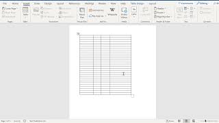 How to Insert a Table (Quickly and Easily) in Word