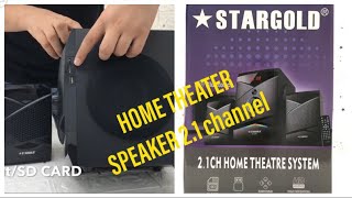 Home theater speaker 2.1 channel ( STARGOLD 2021)