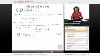 “The Particle in a Box” | Physical Chemistry with Educator.com