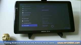 Android 4.0.4 ICS custom firmware for Arnova 10 G2 (alpha grade)