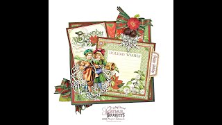 Graphic 45 December Time to Flourish Desk Folio Tutorial