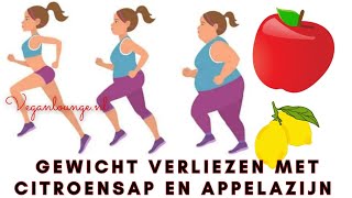 VERLIES 3 KILO IN 10 DAGEN MET DIT DRANKJE. Verbeter jouw spijsverteringssysteem. Ontgiften!🍎🍋🥤