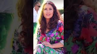 Salma  Hayek and her husband  François-Henri Pinaulton on dream vocation #celebrity #beauty #short