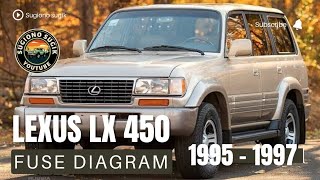 LEXUS LX 450 FUSE DIAGRAM || 1995 - 1997