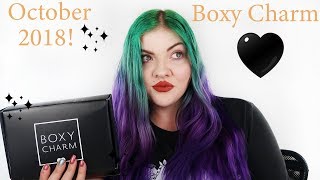 October Boxy Charm Unboxing 2018! | Makayla Wetmore